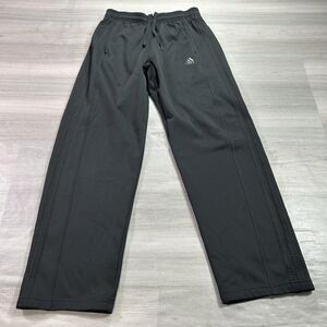 Adidas Climawarm Track Pants Mens Medium Black Fleece Lined Athletic Training